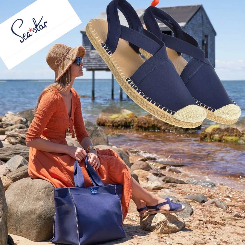 Sea Star Seafarer Slingback Sandal Sz 8